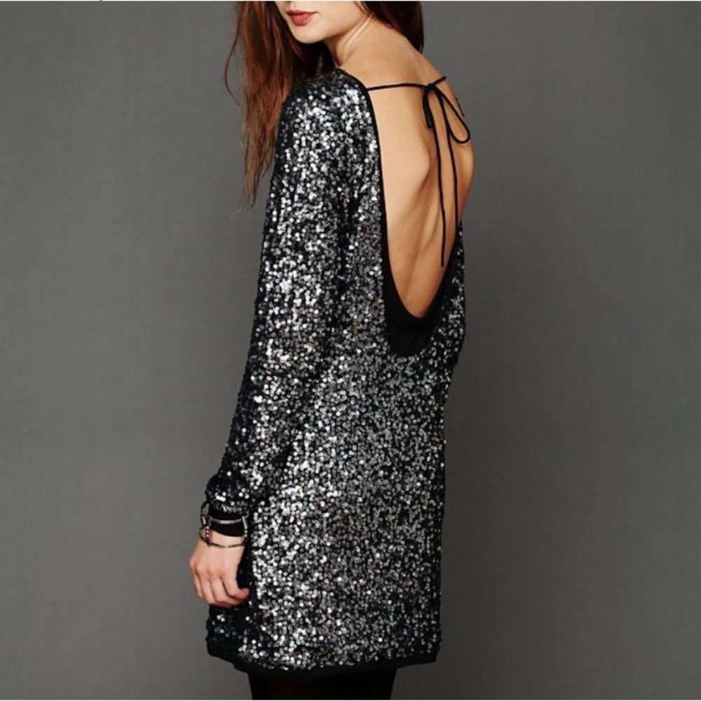 Free People Sequin Minidress. Size Small